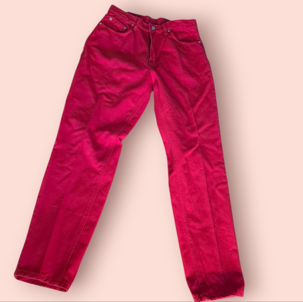 Vintage Jordache Red Jeans 13/14